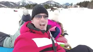 Snow tubing in Austria