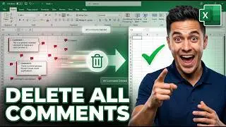Delete All Excel Comments [Quick Start]