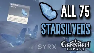 ALL 75 Starsilver Locations | Complete Guide & Efficient Route | Genshin Impact Mondstadt