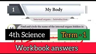 4th std science term 1 unit 1 workbook answers 2025 - 2026 | My Body workbook answers