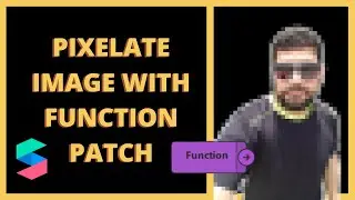 How to use function patch to create a pixelated image. Spark AR Tutorial.