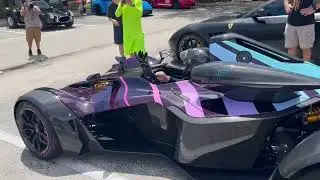 Bac Mono Leaves Car Show As Driver Is Adorn In Almost F1 Gear