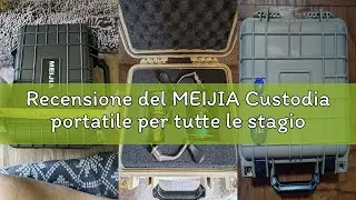 Recensione del MEIJIA Custodia portatile per tutte le stagioni impermeabile con schiuma, adatta all'