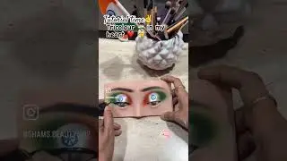 Tricolor eye makeup tutorial ✌️#shorts #ytshorts #ytshortsindia