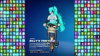 Top 100 Emotes Featuring Hatsune Miku Character - Fortnite
