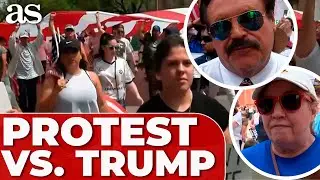Thousands MARCH in DALLAS against TRUMP'S immigration POLICIES