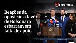 Reações da oposição a favor de Bolsonaro esbarram em falta de apoio