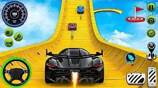 Mega Ramp Monster Car Racing 3D - Extreme Car Stunts - Android Gameplay