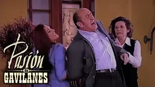 Pasion de Gavilanes - Zacarias se entero del accidente de Dinora con Juan y Norma