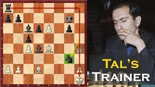 Mikhail Tal's Trainer Unleashes A Dangerous Attack In His Style