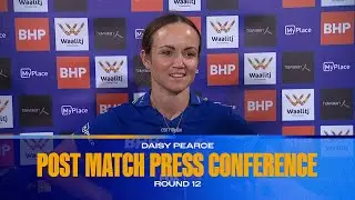 Pearce post-match v Blues