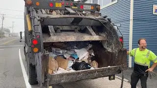 Crushing Garbage in a 30 Year Old Truck!