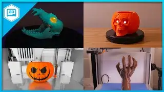 Идеи декора на Хэллоуин с помощью 3D-печати #adafruit #3dprinting