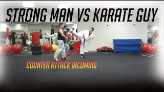 Strong Man Fights Karate Guy | Extreme Sparring in the Dojo!