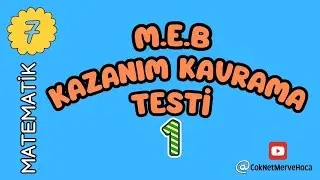 7. Sınıf Matematik Kazanım Kavrama Testi 1 (Tam Sayılarla İşlemler-1 )