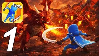 Hit & Run: Solo Leveling Gameplay Walkthrough Part 1 - Level 1-11 Boss fight & Dragon (Android, iOS)