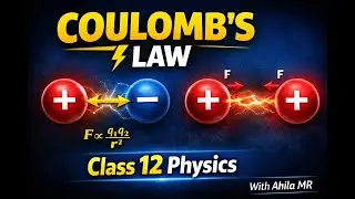 📘 Coulomb&rsquo;s Law Explained | Electric Charges & Fields | Class 12 Physics