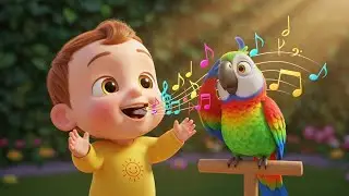 Baby Sings With Parrot 🐤🎵👶 | Learn Colors, Numbers & Fun Words | Kids Educational Adventure