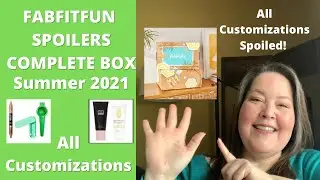 Спойлеры FabFitFun ПОЛНАЯ КОРОБКА Лето 2021 / Все настройки