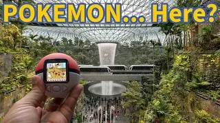 I Caught Pok&eacute;mon at Jewel Changi Airport 💦🌿 | Real-Life Pok&eacute;mon Adventure
