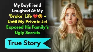 🥺💔My Boyfriend Laughed At My 'Broke' Life – Until My Private Jet Exposed His Family's Ugly Secrets