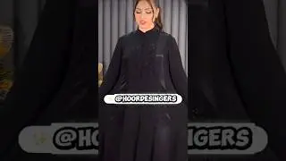 Black Modern Abaya collection|2025 Burkha design #shortsfeed #hoordesingers
