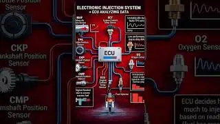 Electronic Fuel Injection (EFI) System # the Role of ECU in Engine Control#trending #youtubeshorts