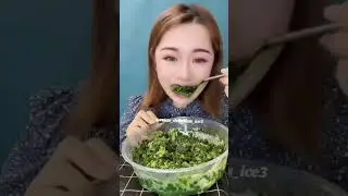 Eating Matcha Ice, Color Cake Ice #asmr #food #ice #eating #eatingice #asmrice #iceasmr #iceeating 