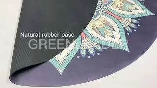 round yoga mat