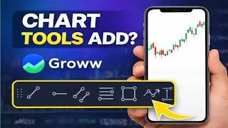 Groww App Chart Me Tools Kaise Add Kare? | Toolbar Tools Full Guide (Hindi)
