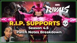 Marvel Rivals 4.5 Patch Notes BIG CHANGES to Support Mains!