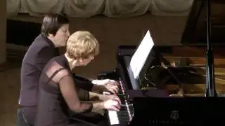Saint-Saëns Variations  on a theme of Beethoven op.35 for pianos 4 hands