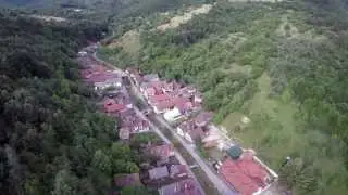 Obec OMASTINÁ z vtáčej perspektívy