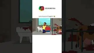 Una mucca &egrave; fuggita