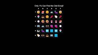 Only 1% Can Find the Odd Emoji! 🧐 | live Game Play