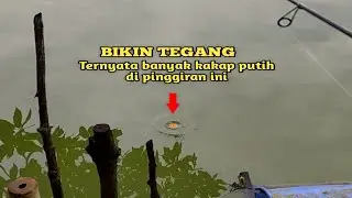 BIKIN TEGANG!! Mancing barramundi-kakap putih pakai pelampung
