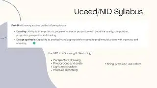 UCEED & NID 2026 Part-B | Drawing & Problem solving Skills for Uceed Ceed Nid exam design target