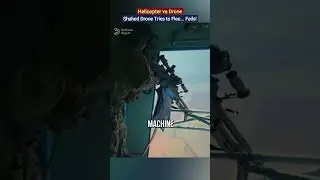 Стрелок Ми-8 выслеживает и уничтожает российский беспилотник &laquo;Шахед&raquo;! #УкраинскаяВойна #ДронШахед...