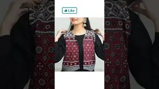 Ajrak print  frock design / Shindi dress design  2023/ Latest  shindi print frock design