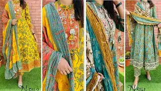 🎼 Latest Design Cotton Anarkali Kurti //college partywear long kurti2021 by Royaloffashion