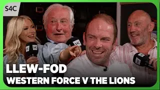 Llew-Fod | Reaction to the Lions win against the Western Force | S4C