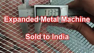 Expanded Metal Machine sold to India(high speed) | DAPU&RKM Machinery