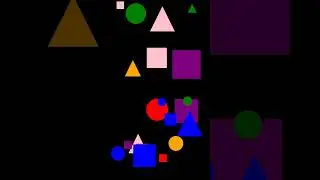 Random Forms: A mesmerizing collection of shapes generated by code #Shorts #DynamicShapes