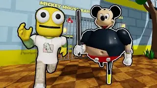 ENFERMER DANS LA PRISON DE MICKEY BARRY ENORME (MICKEY MOUSE BARRY'S PRISON RUN)