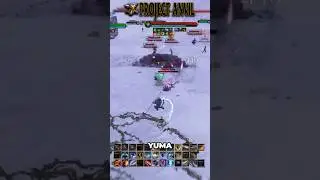 Ashes of Creation Tank PvP! Walling off and Nuking Mages #gaming #shorts #ashesofcreation