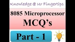 8085 Microprocessor MCQ Part -- 1