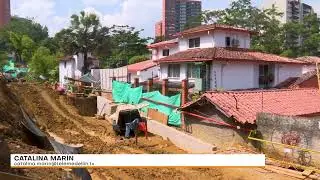Avanzan las obras de ampliación de la avenida 34 con la loma de Los González