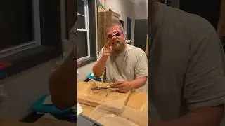 Easy way to get rid of the itchy burn from onions in your eye while you process them!