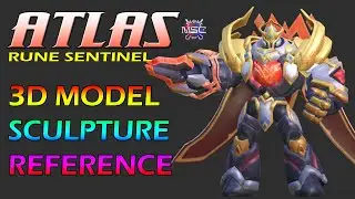 Atlas Rune Sentinel - Mobile Legends Sculpture Reference