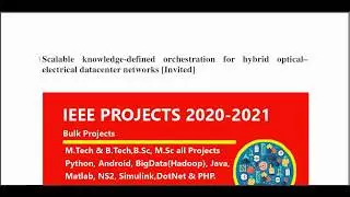 Scalable knowledge defined orchestration for hybrid optical&ndash;electrical datacenter networks Invited